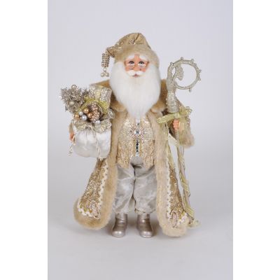 Lighted Touch of Gold Santa