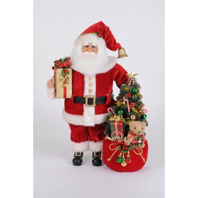Lighted Santa Bearing Gifts- Revised