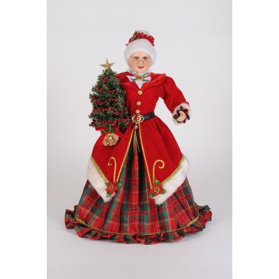 Lighted 20"" Traditional Mrs. Claus- Revised