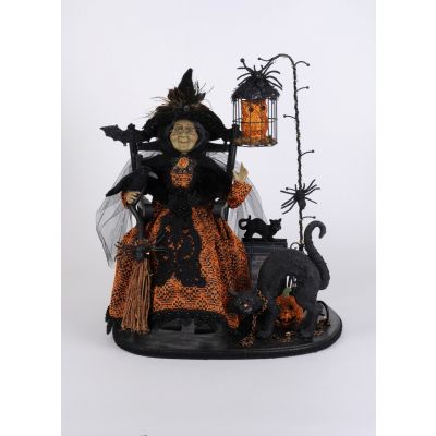Lighted Spooky Story Teller Witch