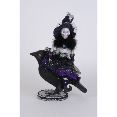 Purple Skeleton on Raven